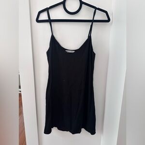 reformation - black mini dress size 4